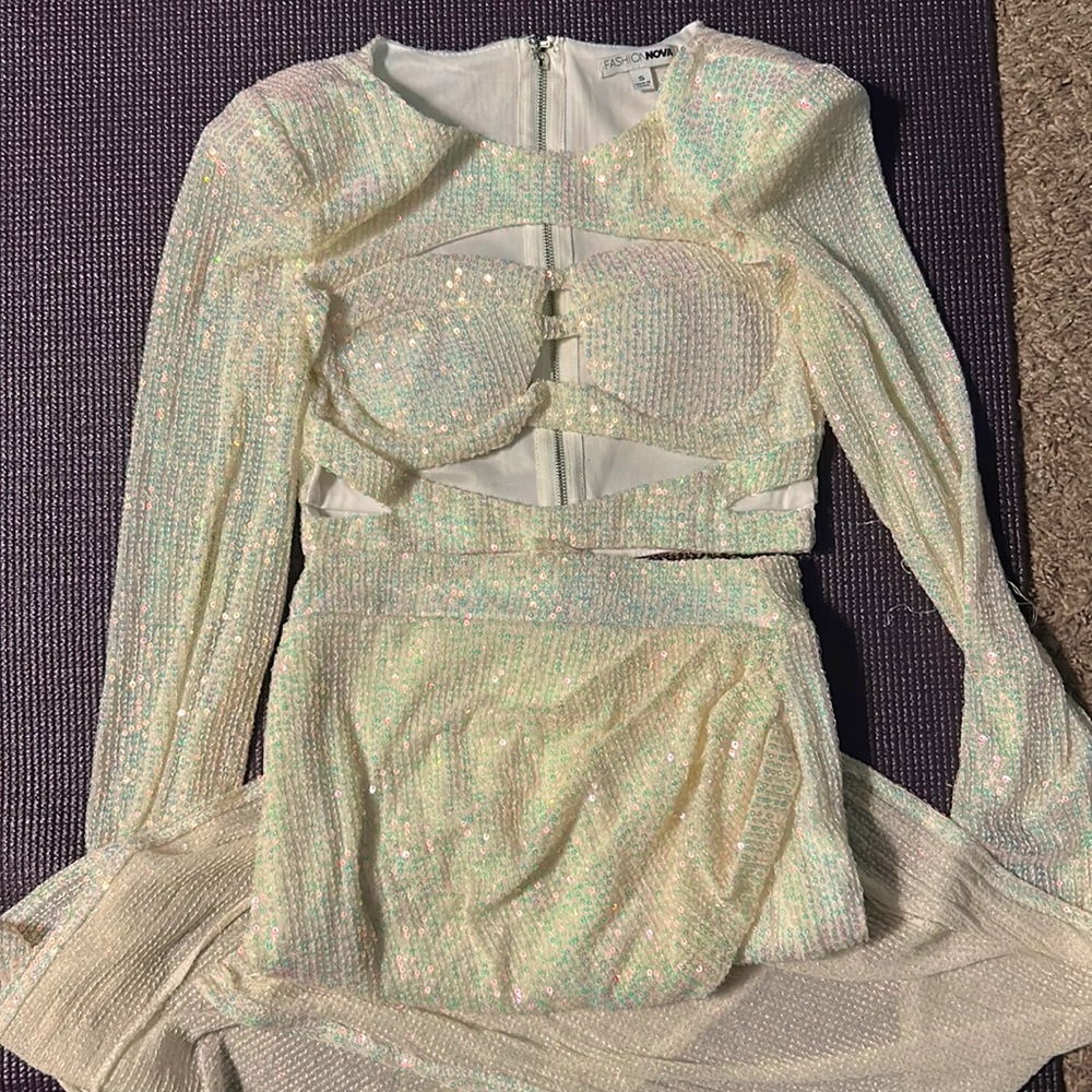 Sequin 2 piece Fashion Nova Set